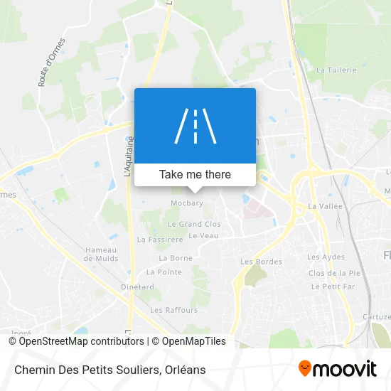 Chemin Des Petits Souliers map