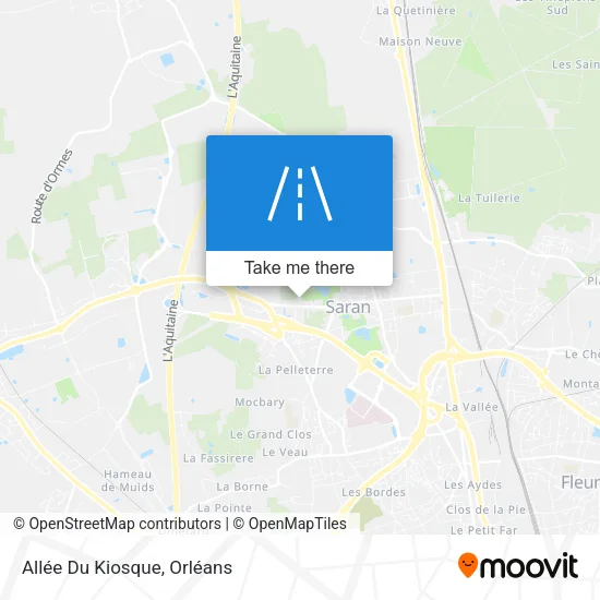 Allée Du Kiosque map