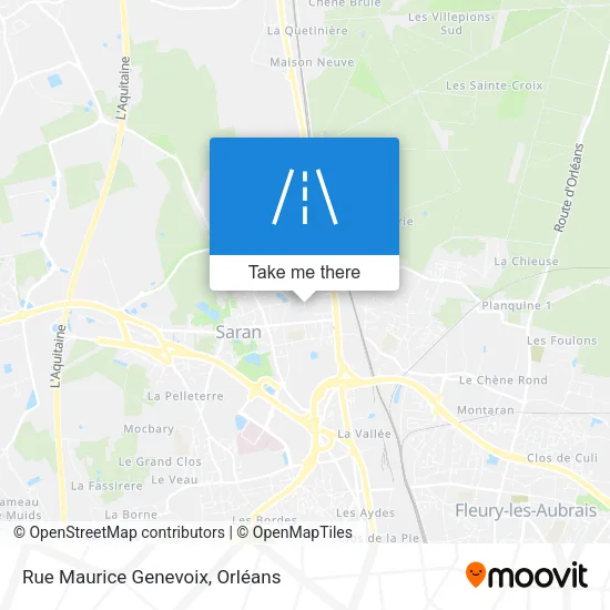 Rue Maurice Genevoix map