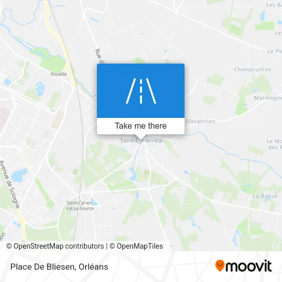 Place De Bliesen map