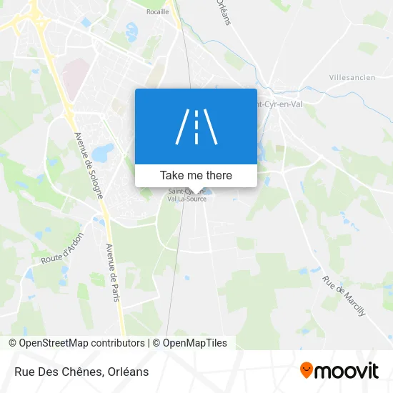 Rue Des Chênes map