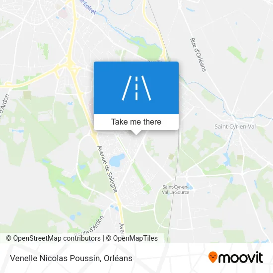 Venelle Nicolas Poussin map