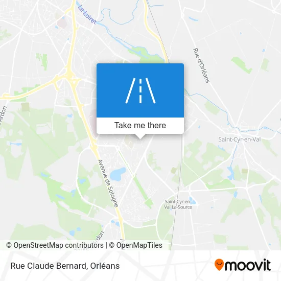 Rue Claude Bernard map