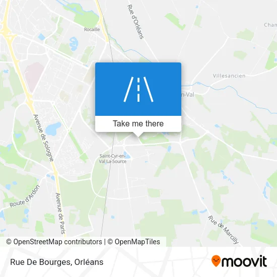 Rue De Bourges map