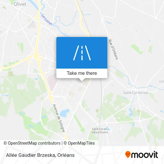 Allée Gaudier Brzeska map