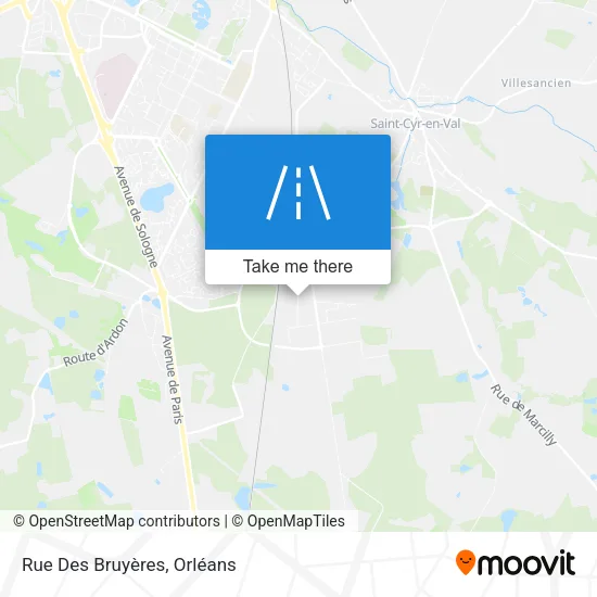 Rue Des Bruyères map