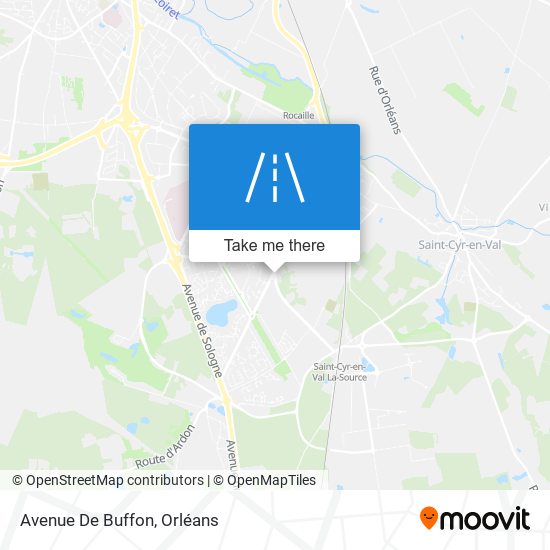 Avenue De Buffon map