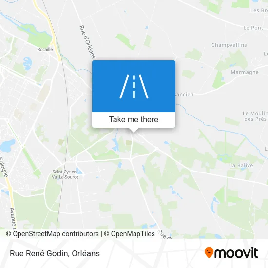 Rue René Godin map