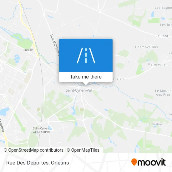 Rue Des Déportés map