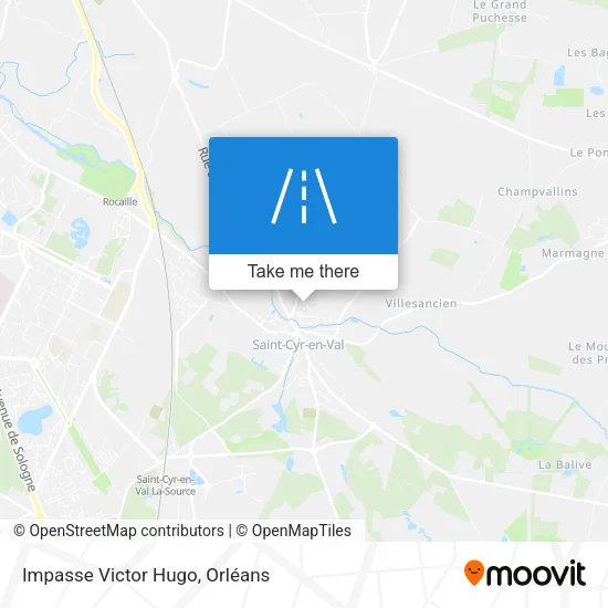 Impasse Victor Hugo map