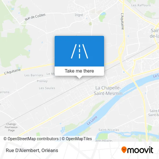 Rue D'Alembert map