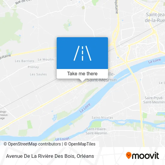 Avenue De La Rivière Des Bois map