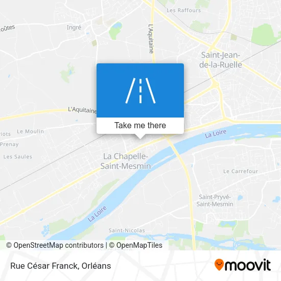 Rue César Franck map