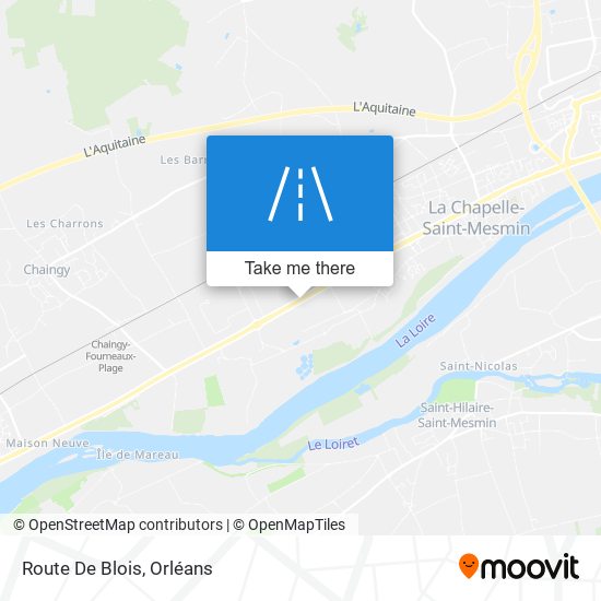 Route De Blois map