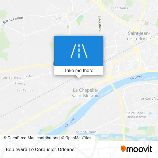 Boulevard Le Corbusier map