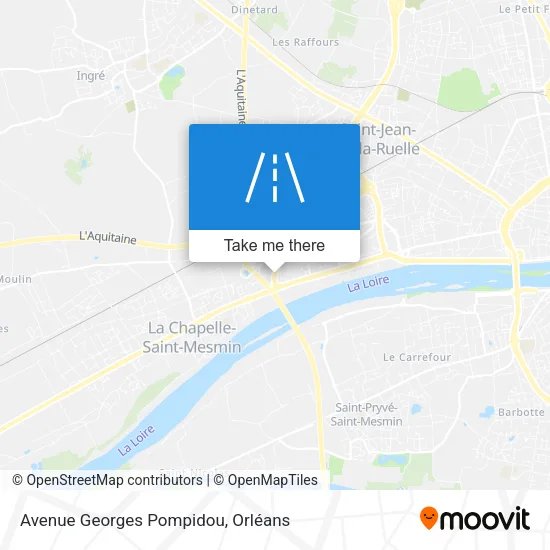 Avenue Georges Pompidou map