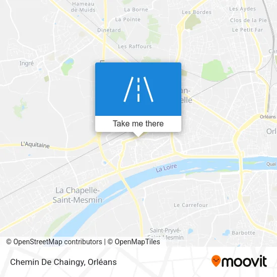 Chemin De Chaingy map