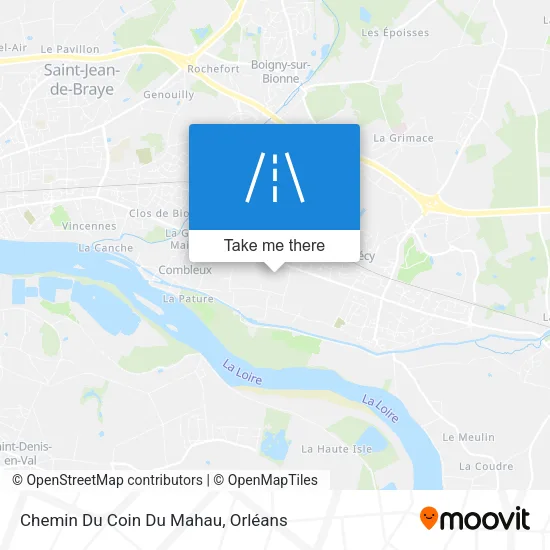 Chemin Du Coin Du Mahau map
