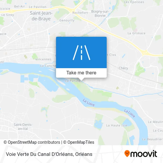 Voie Verte Du Canal D'Orléans map