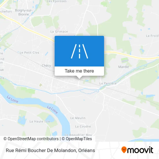 Rue Rémi Boucher De Molandon map