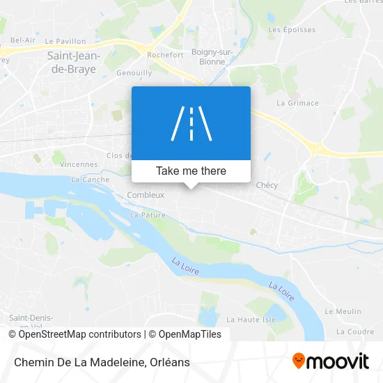 Chemin De La Madeleine map