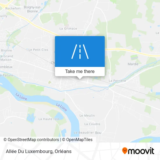 Allée Du Luxembourg map
