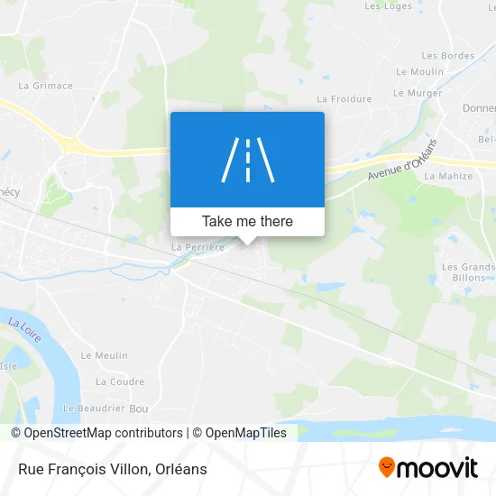 Rue François Villon map