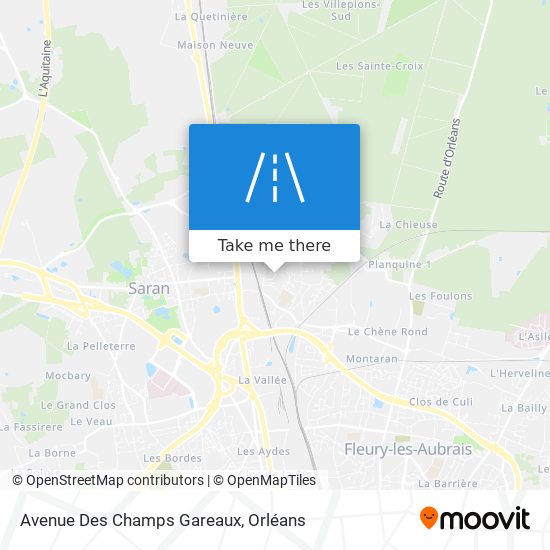 Avenue Des Champs Gareaux map