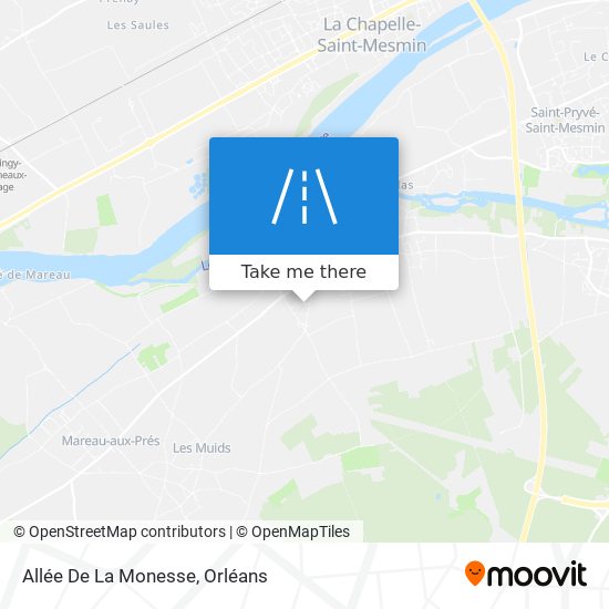 Allée De La Monesse map