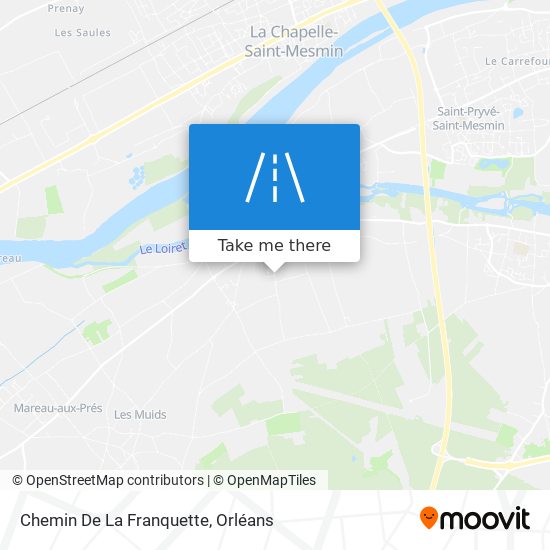 Mapa Chemin De La Franquette