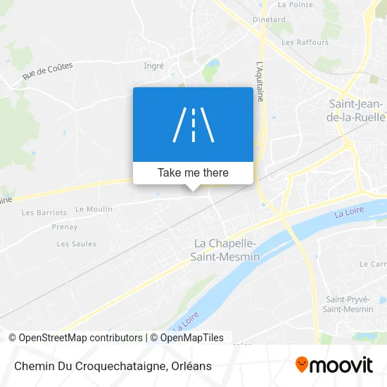 Chemin Du Croquechataigne map