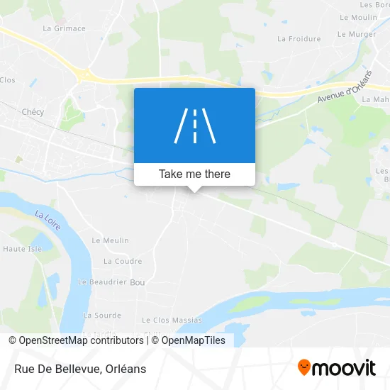 Rue De Bellevue map