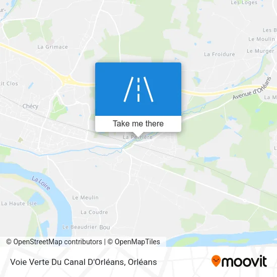 Voie Verte Du Canal D'Orléans map
