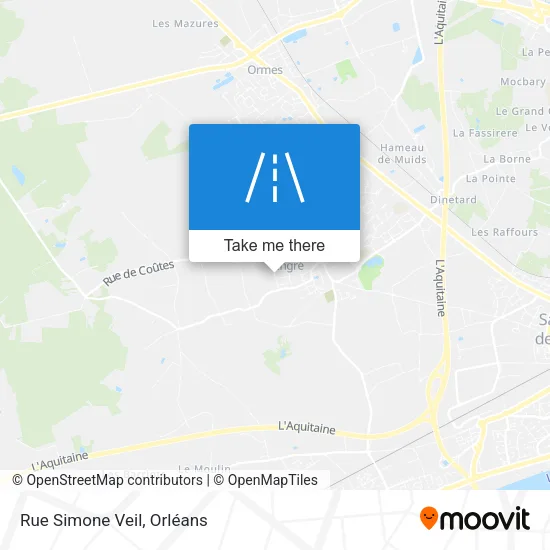 Rue Simone Veil map