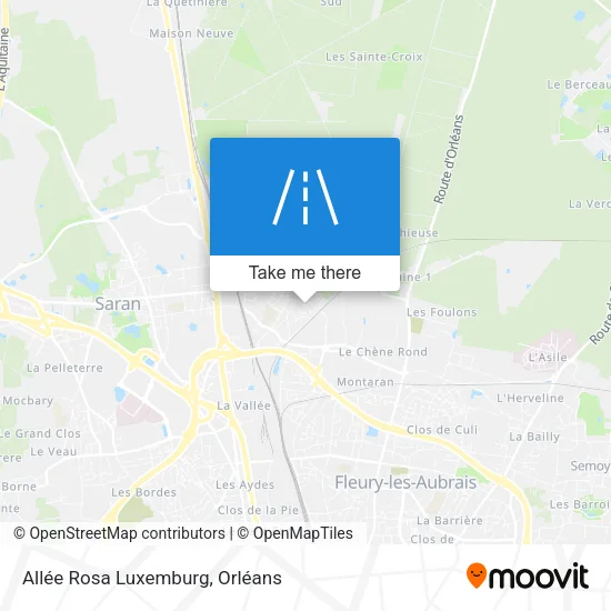 Allée Rosa Luxemburg map