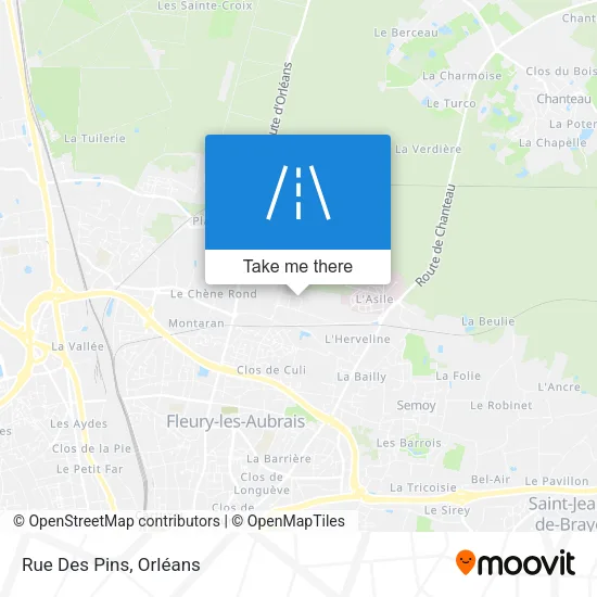 Rue Des Pins map
