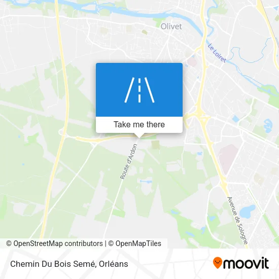 Chemin Du Bois Semé map