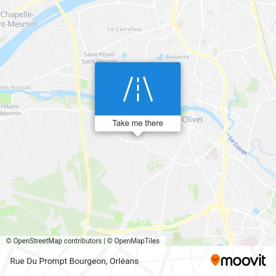 Rue Du Prompt Bourgeon map