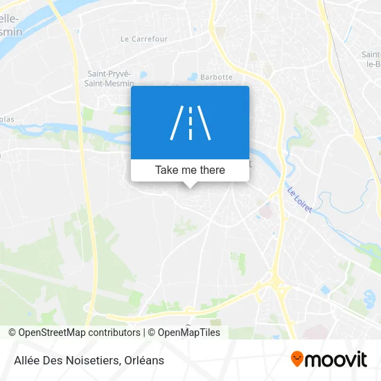 Allée Des Noisetiers map