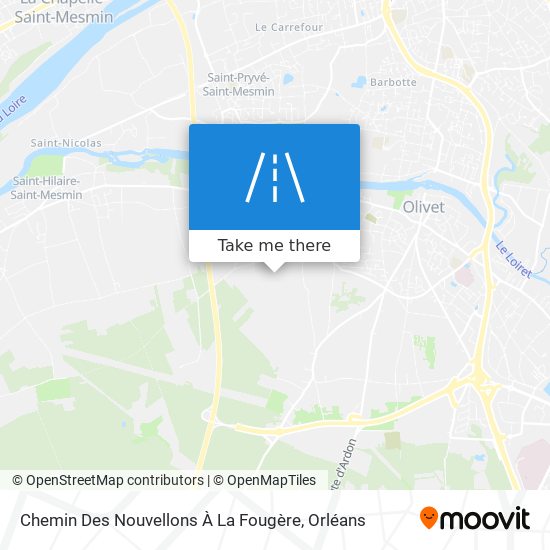 Chemin Des Nouvellons À La Fougère map