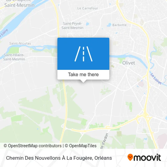 Chemin Des Nouvellons À La Fougère map