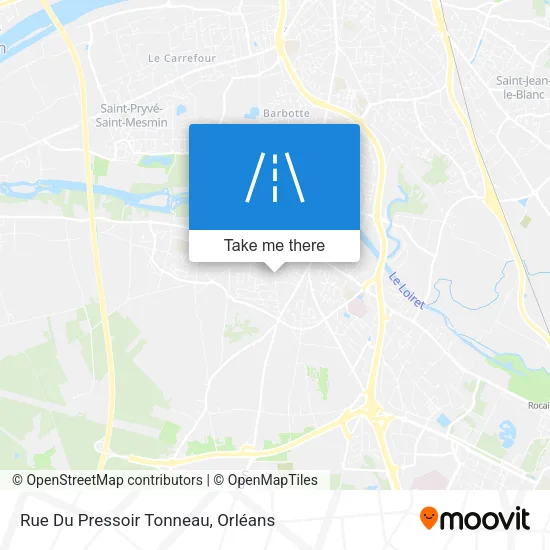 Rue Du Pressoir Tonneau map