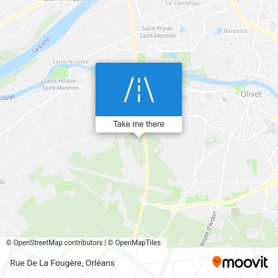 Rue De La Fougère map
