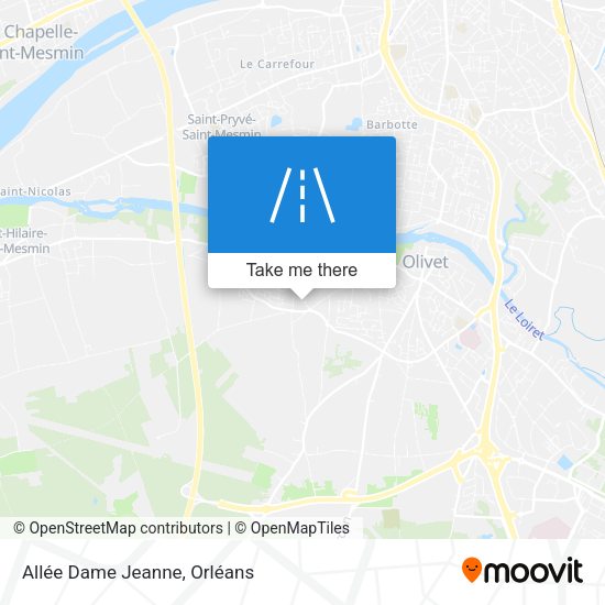 Allée Dame Jeanne map