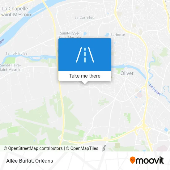 Allée Burlat map