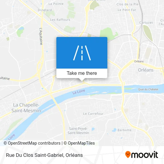 Rue Du Clos Saint-Gabriel map