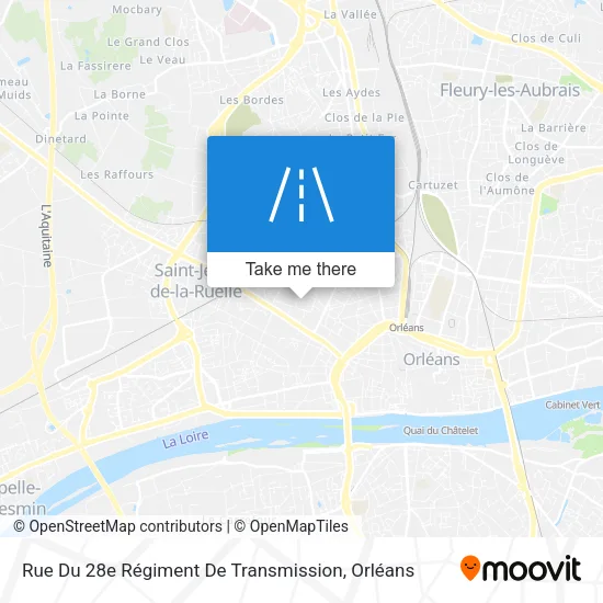 Rue Du 28e Régiment De Transmission map