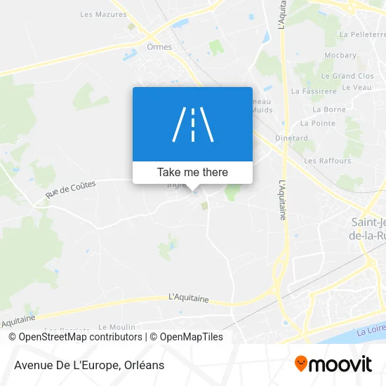 Avenue De L'Europe map