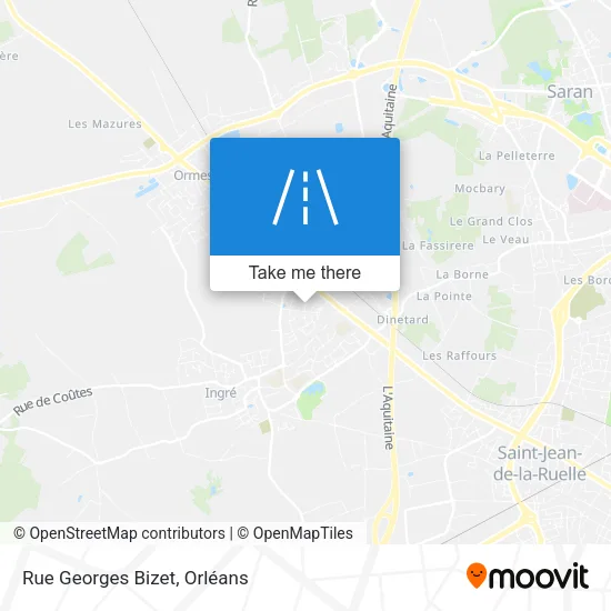 Rue Georges Bizet map