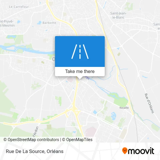 Rue De La Source map